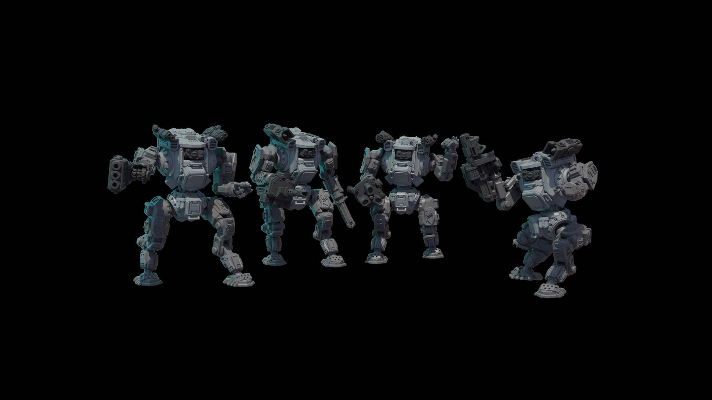 GEISTSHARK-PATTERN ALL TERAIN BATTLESUIT | Maelstrom Designworks Grimdark Wargaming Miniatures