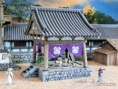 Feudal Japan Sumo Ring | 3DAlienWorlds Fantasy and Historical Wargaming Terrain Role Playing Miniatures