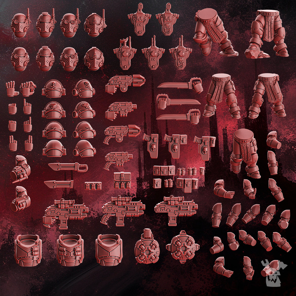 Crimson Wings Recon Squad Build Kit | DakkaDakka.store Grimdark Wargaming Miniatures Role Playing Miniatures