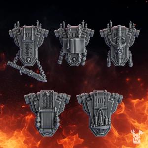 Pactum Aeturnum Warden Backpacks | DakkaDakka.store Grimdark Wargaming Miniatures Role Playing Miniatures