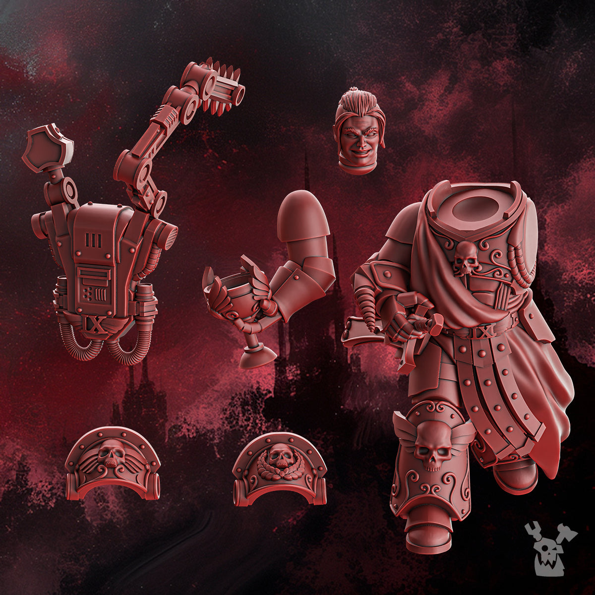 Crimson Wings Sacrificer | DakkaDakka.store Grimdark Wargaming Miniatures Role Playing Miniatures