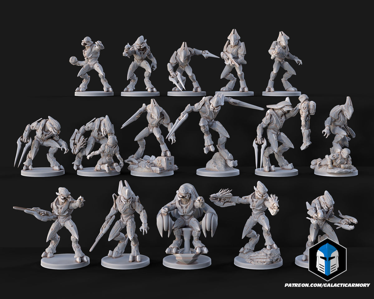 Elites |Galactic Armory 32mm SCI-FI Wargaming Miniatures Role Playing Miniatures