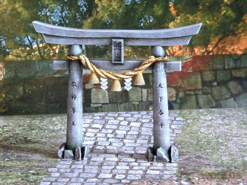 Feudal Japan Torii Gates | 3DAlienWorlds Fantasy and Historical Wargaming Terrain Small Role Playing Miniatures