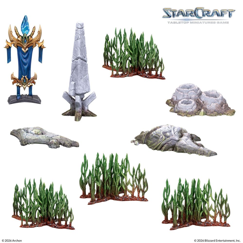 Starcraft Miniatures Games: Lost Temple - Terrain Expansion Set