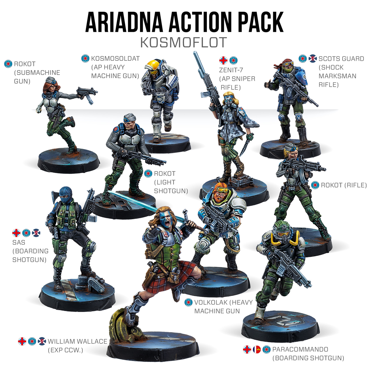 Ariadna Kosmoflot Action Pack - Infinity