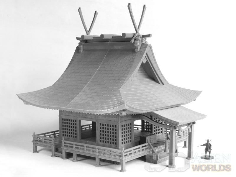 Feudal Japan Shrine Set | 3DAlienWorlds Fantasy and Historical Wargaming Terrain