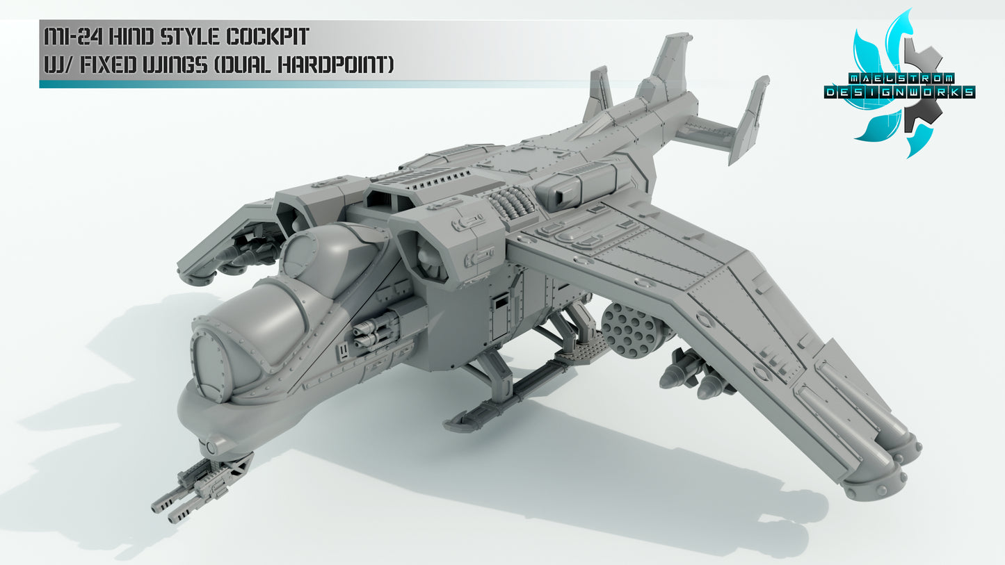 STRYGA-PATTERN GUNSHIP | Maelstrom Designworks Grimdark Wargaming Miniatures
