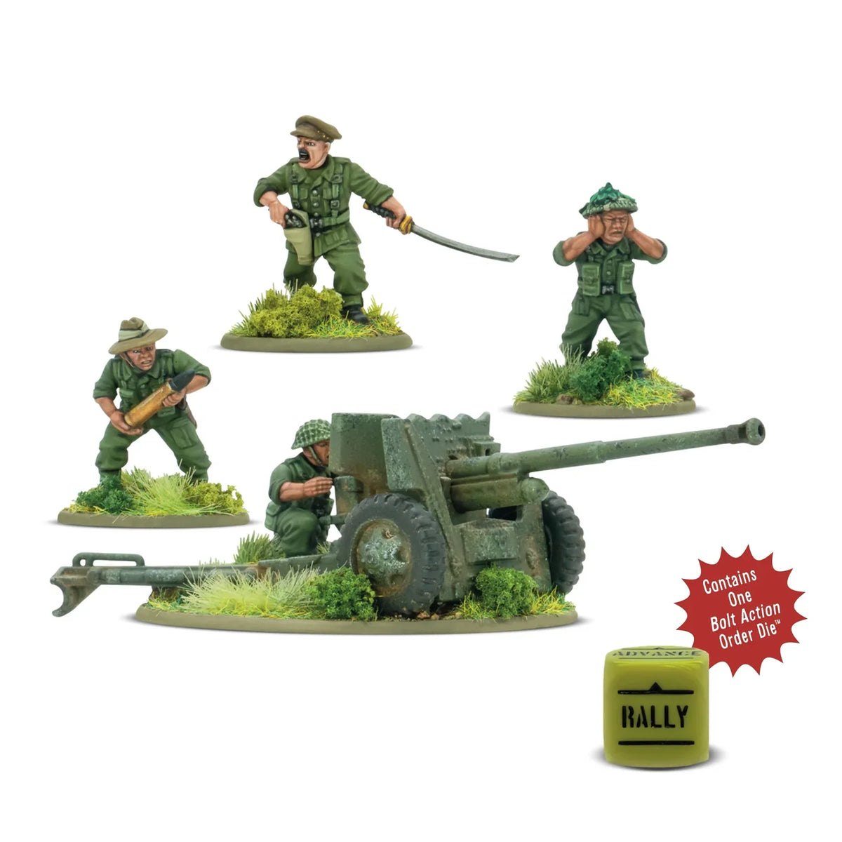 Bolt Action - Gurkha 6-Pounder Anti-Tank Gun PRE ORDER