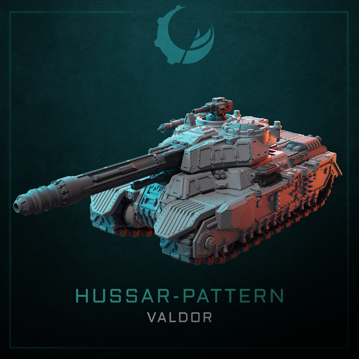 HUSSAR-PATTERN HEAVY TANK | Maelstrom Designworks Grimdark Wargaming Miniatures
