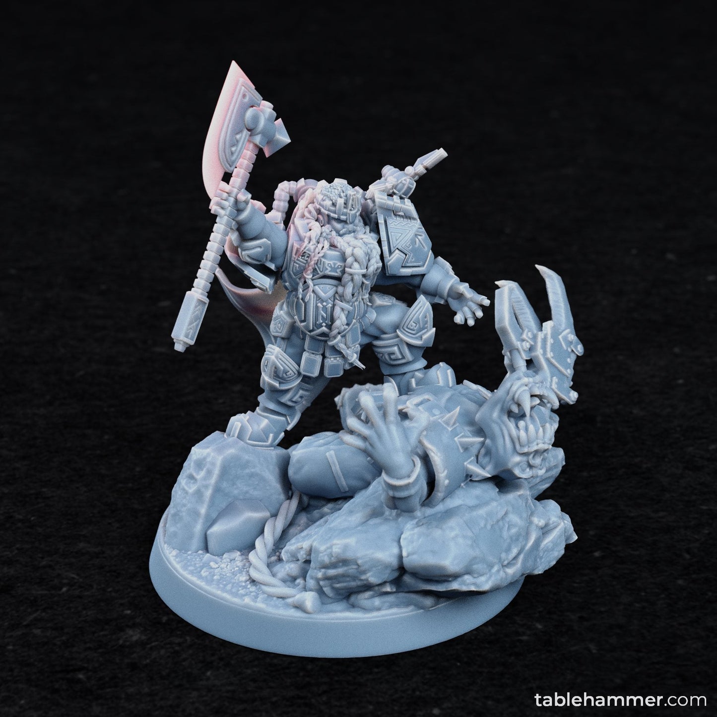 Federation of Tyr Hagen Hogslayer | Tablehammer Grimdark Wargaming Miniatures Role Playing Miniatures