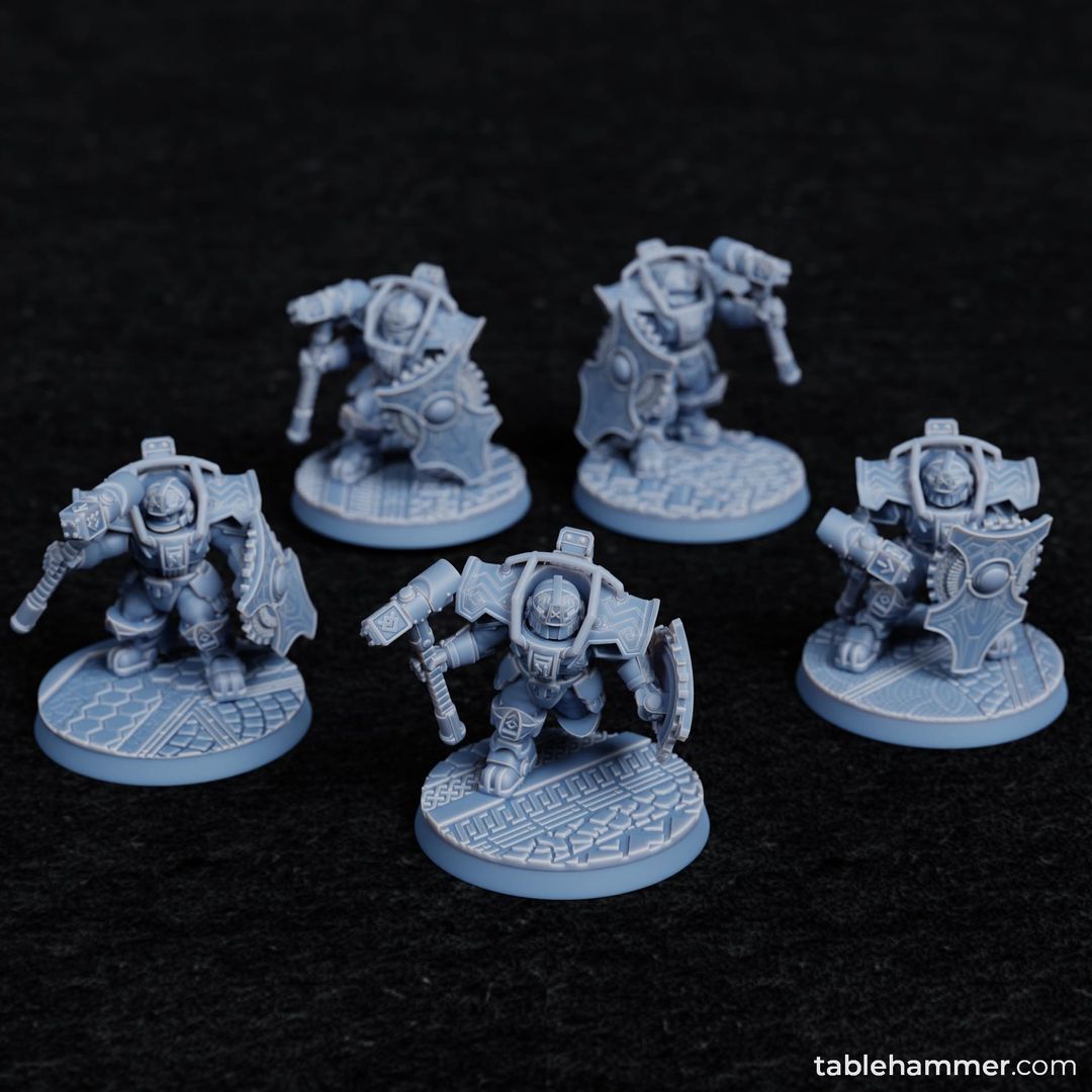 Federation of Tyr Minotaurs (Hammer Squad) | Tablehammer Grimdark Wargaming Miniatures Role Playing Miniatures