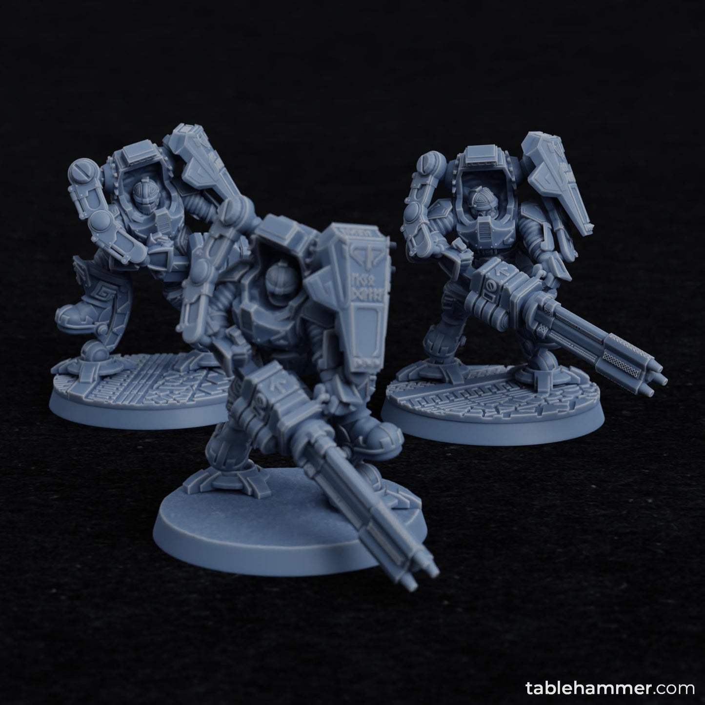 Federation of Tyr Exo Dwarves (Beam Piercers) | Tablehammer Grimdark Wargaming Miniatures Role Playing Miniatures