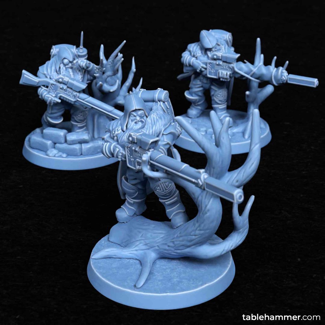 Federation of Tyr Sniper Scouts | Tablehammer Grimdark Wargaming Miniatures Role Playing Miniatures