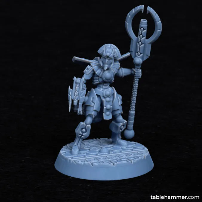Necroyd Lord with Blaststaff | Tablehammer Grimdark Wargaming Miniatures Role Playing Miniatures