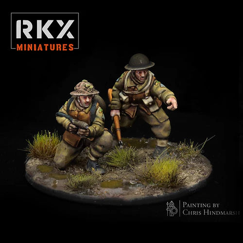 Operation Plunder Canadian Flamethrower Team | RKX Miniatures 28mm WW2 Wargaming Miniatures Role Playing Miniatures