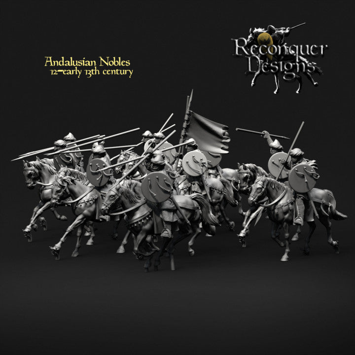 12/13th Century Andalusian Nobles | Reconquer Designs 28mm Historical Wargaming Miniatures Role Playing Miniatures