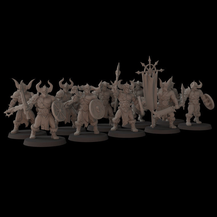 Chaotic Realms Barbarians | Fantasy Cult 32mm Grimdark Wargaming Miniatures Role Playing Miniatures