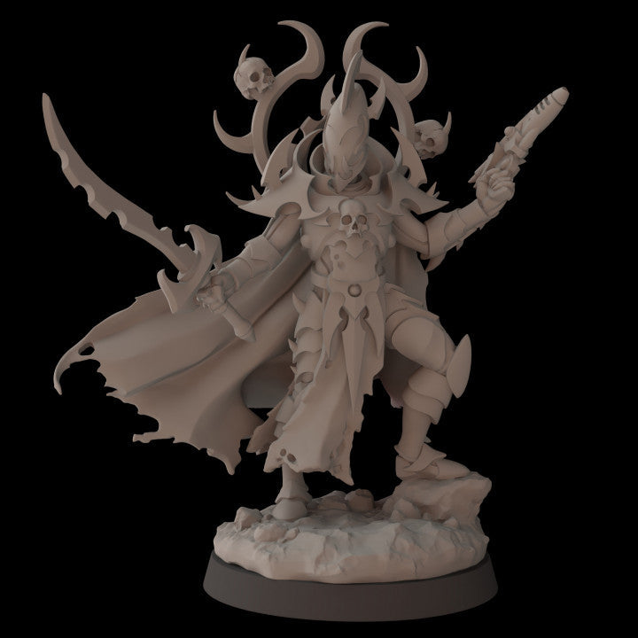 Space Elves Dark Hierarch | Fantasy Cult 32mm Grimdark Wargaming Miniatures Role Playing Miniatures