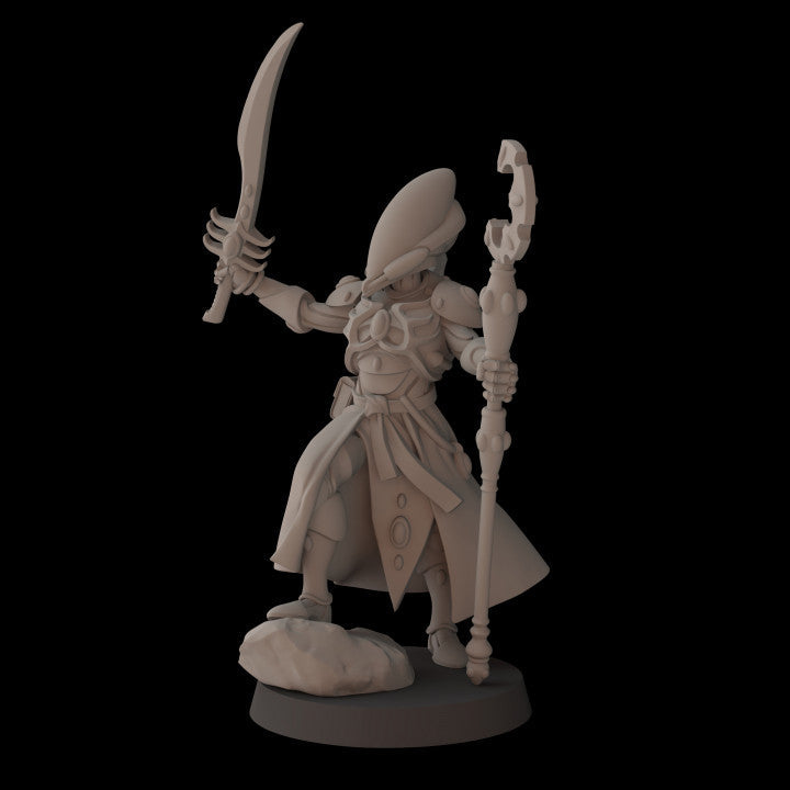 Space Elves Umbral Guide | Fantasy Cult 32mm Grimdark Wargaming Miniatures Role Playing Miniatures