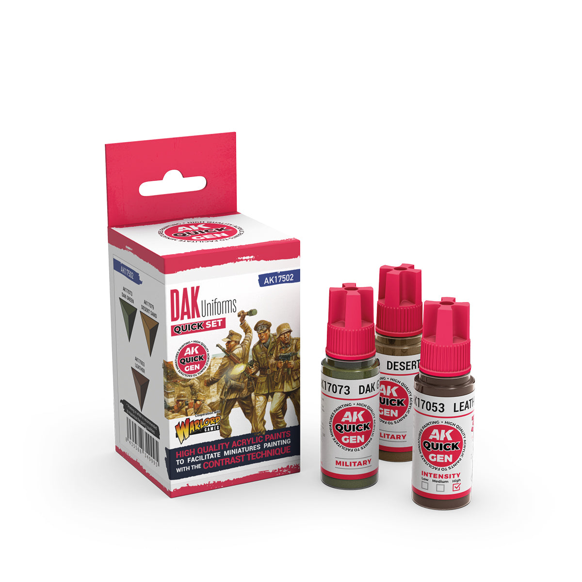 AK-Interactive: Quick Gen Paints: Dak Uniforms (Quick Gen Set)