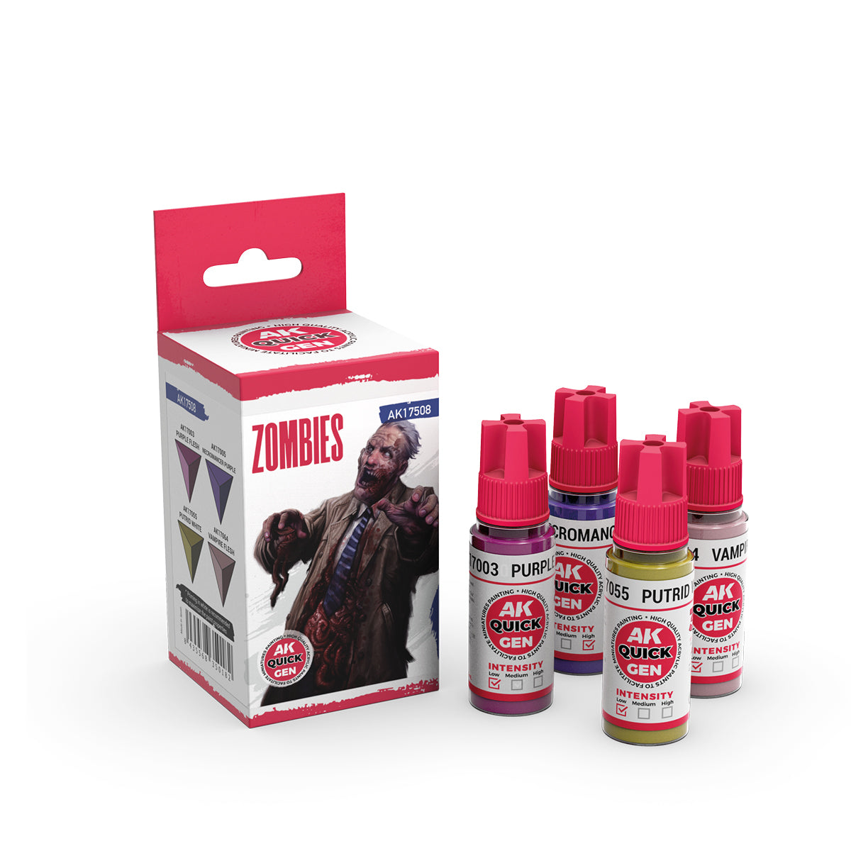 AK-Interactive: Quick Gen Paints: Zombies (Quick Gen Set)
