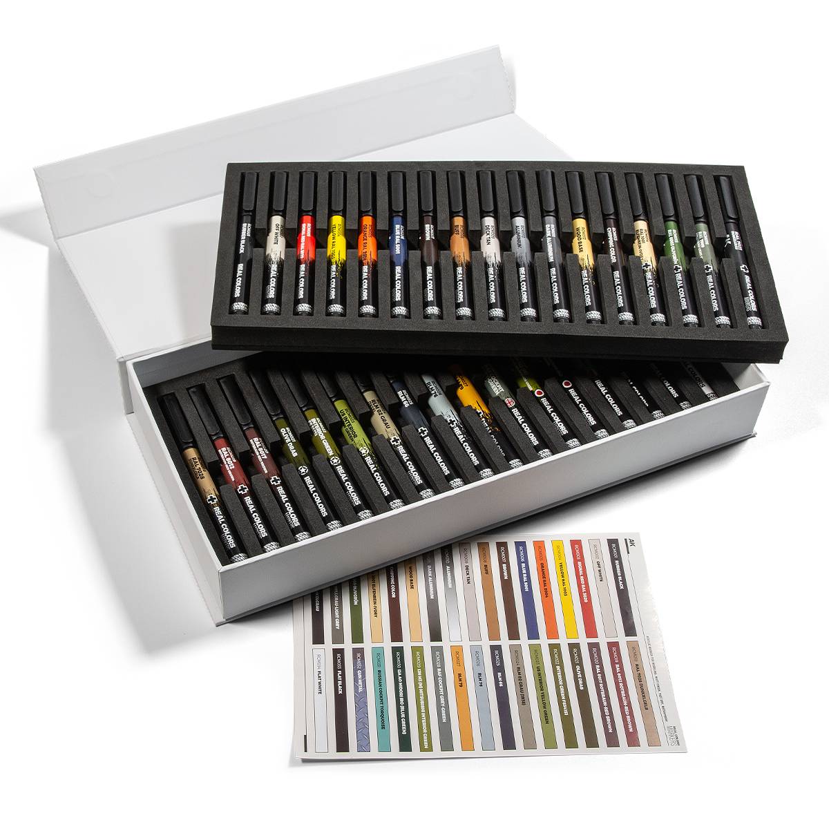AK-Interactive: Real Colors Markers: : Real Colors Markers Box Set (34 Markers)
