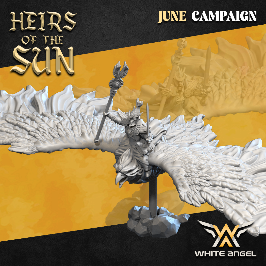 High Elf Fire Phoenix Archmage | White Angel 28/32mm Fantasy Wargaming Miniatures
