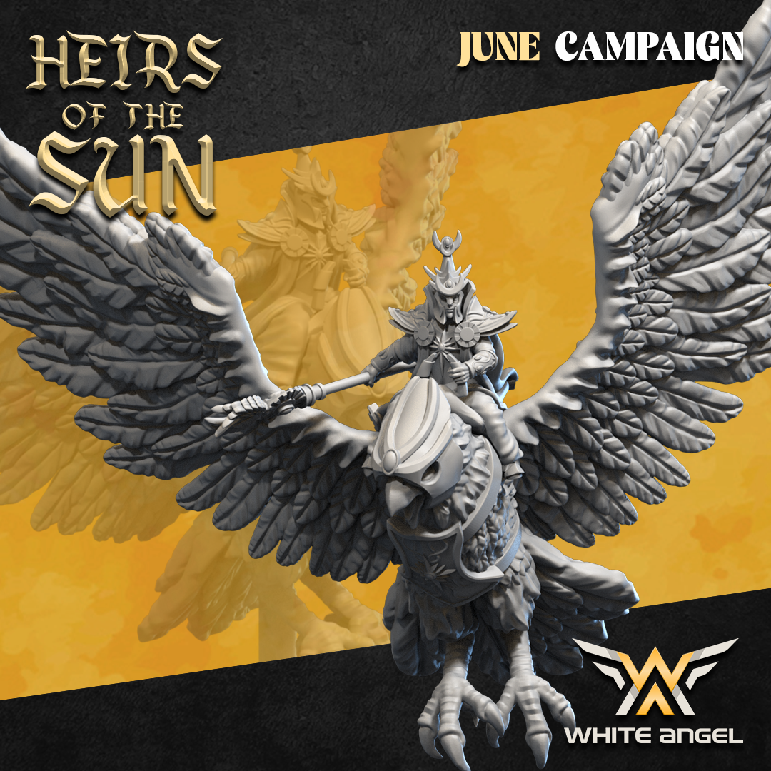High Elf Great Eagle Archmage | White Angel 28/32mm Fantasy Wargaming Miniatures