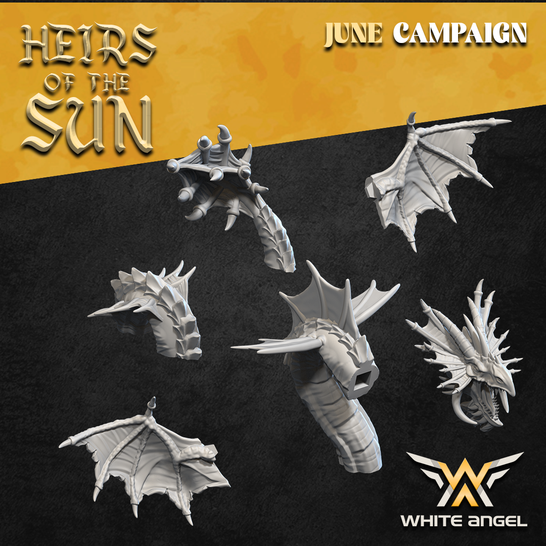 High Elf Ocean Dragon | White Angel 28/32mm Fantasy Wargaming Miniatures