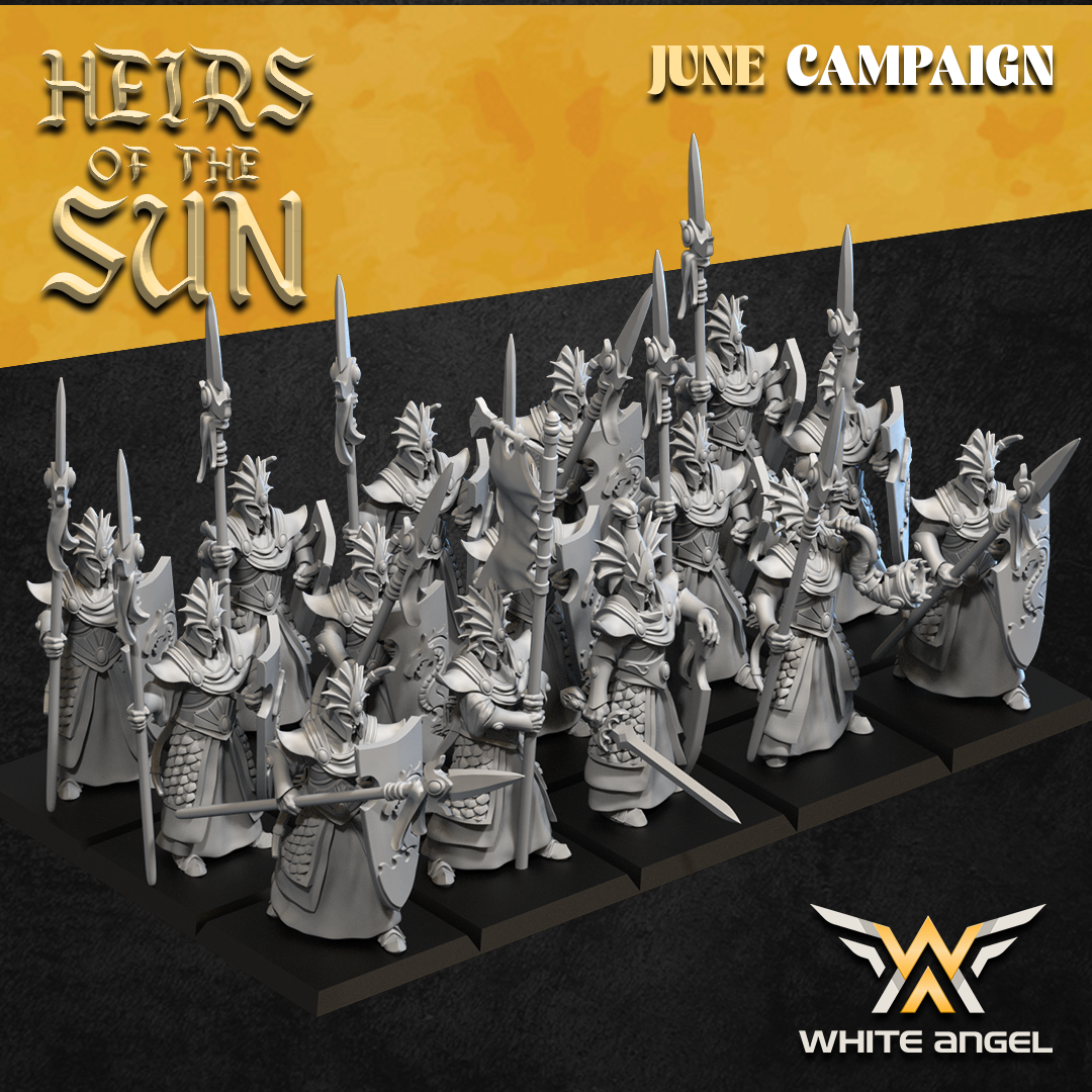 High Elf Ocean Guard | White Angel 28/32mm Fantasy Wargaming Miniatures