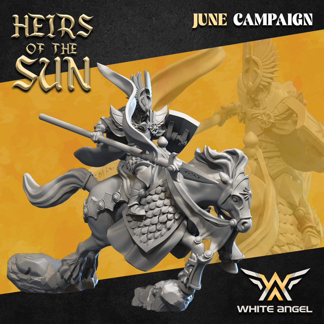 High Elf Mounted Prince | White Angel 28/32mm Fantasy Wargaming Miniatures