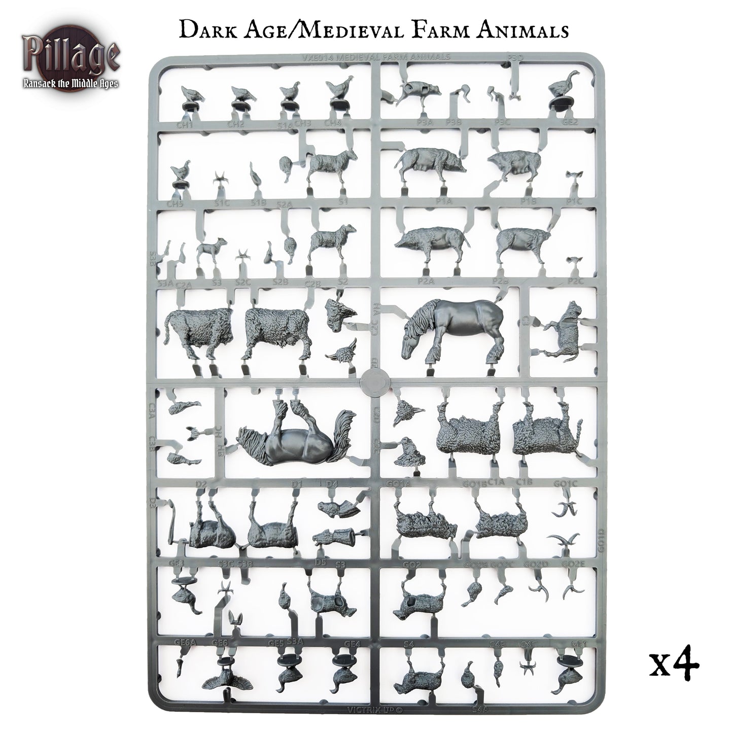 Medieval Farm Animals - Victrix