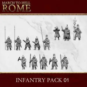 Carthaginian Infantry | 3DBreed 15mm Wargaming Miniatures Role Playing Miniatures