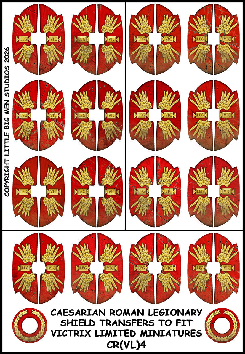 Caesarian Roman shield designs 4 PRECUT - Victrix