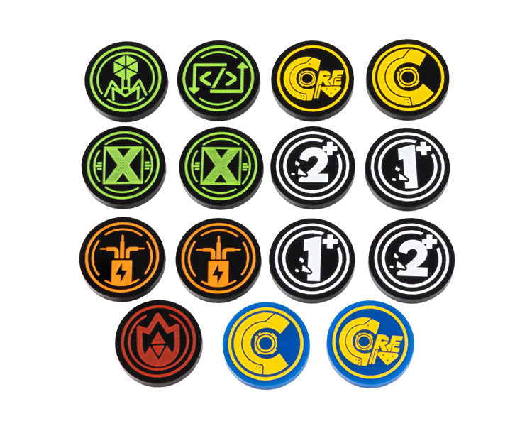 Premium Acrylic Token Set - Chrono Core TCG SPECIAL ORDER