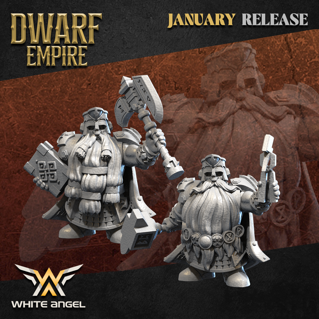 Dwarf Empire Forgers | White Angel 28/32mm Fantasy Wargaming Miniatures