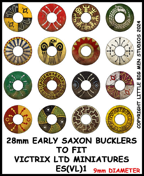 Early Saxon Bucklers 1 Transfers - Victrix