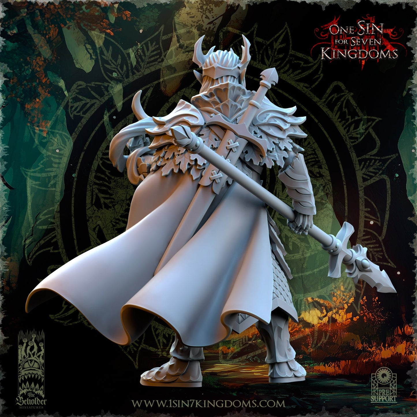 Thalenar Evergreen King | The Beholder Miniatures 28/32mm Fantasy Wargaming Miniatures