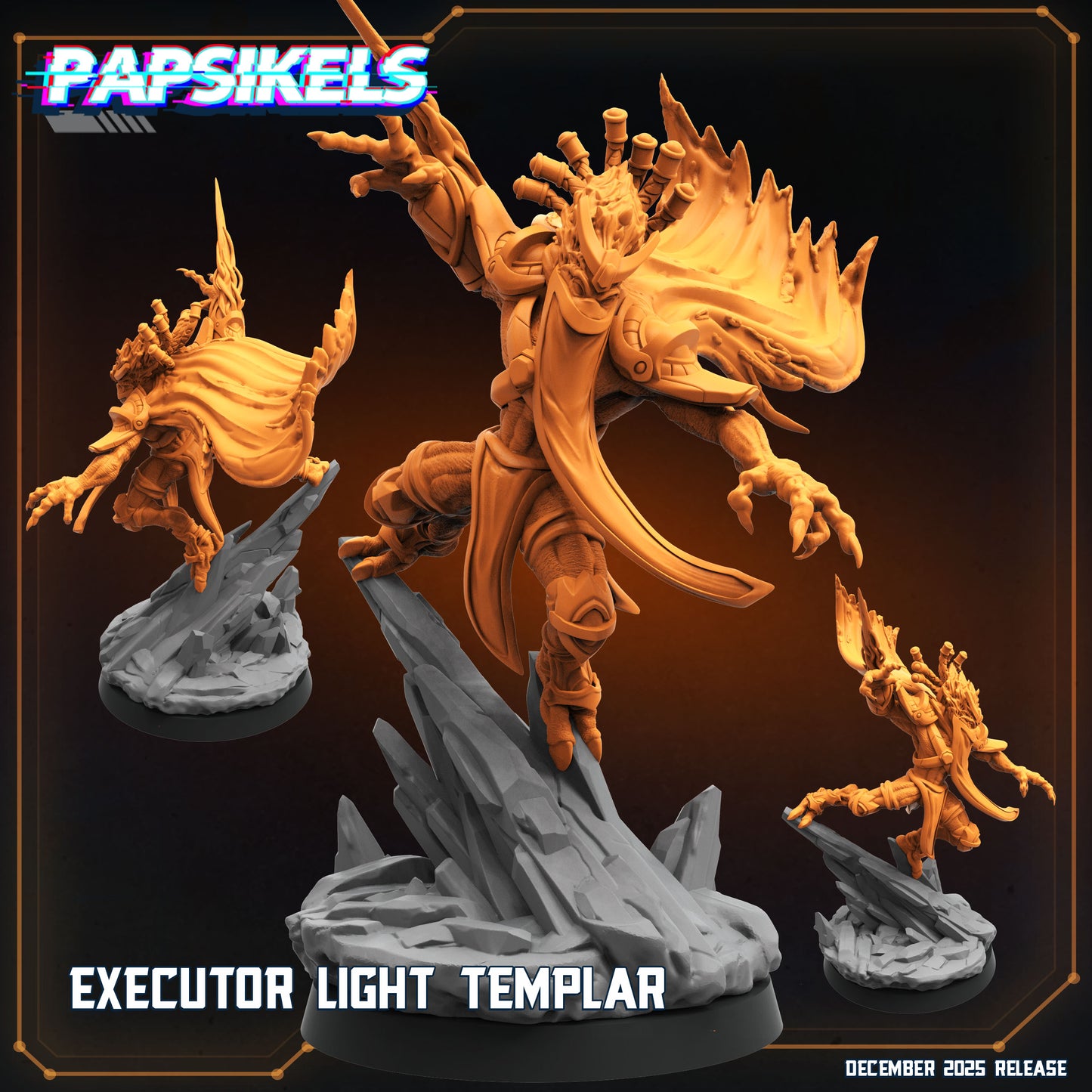 Sapients Executor Templar | Papsikels 32mm Sci Fi Miniatures