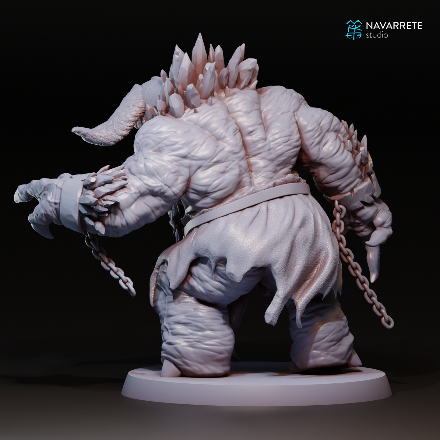 Frost Troll | Navarrete Studios 25mm Fantasy Wargaming Miniatures