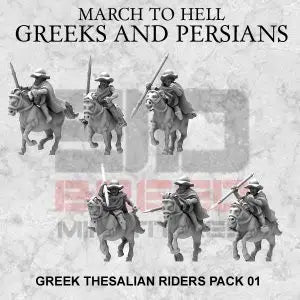 Greek Thesalian Cavalry | 3DBreed 15mm Wargaming Miniatures Role Playing Miniatures
