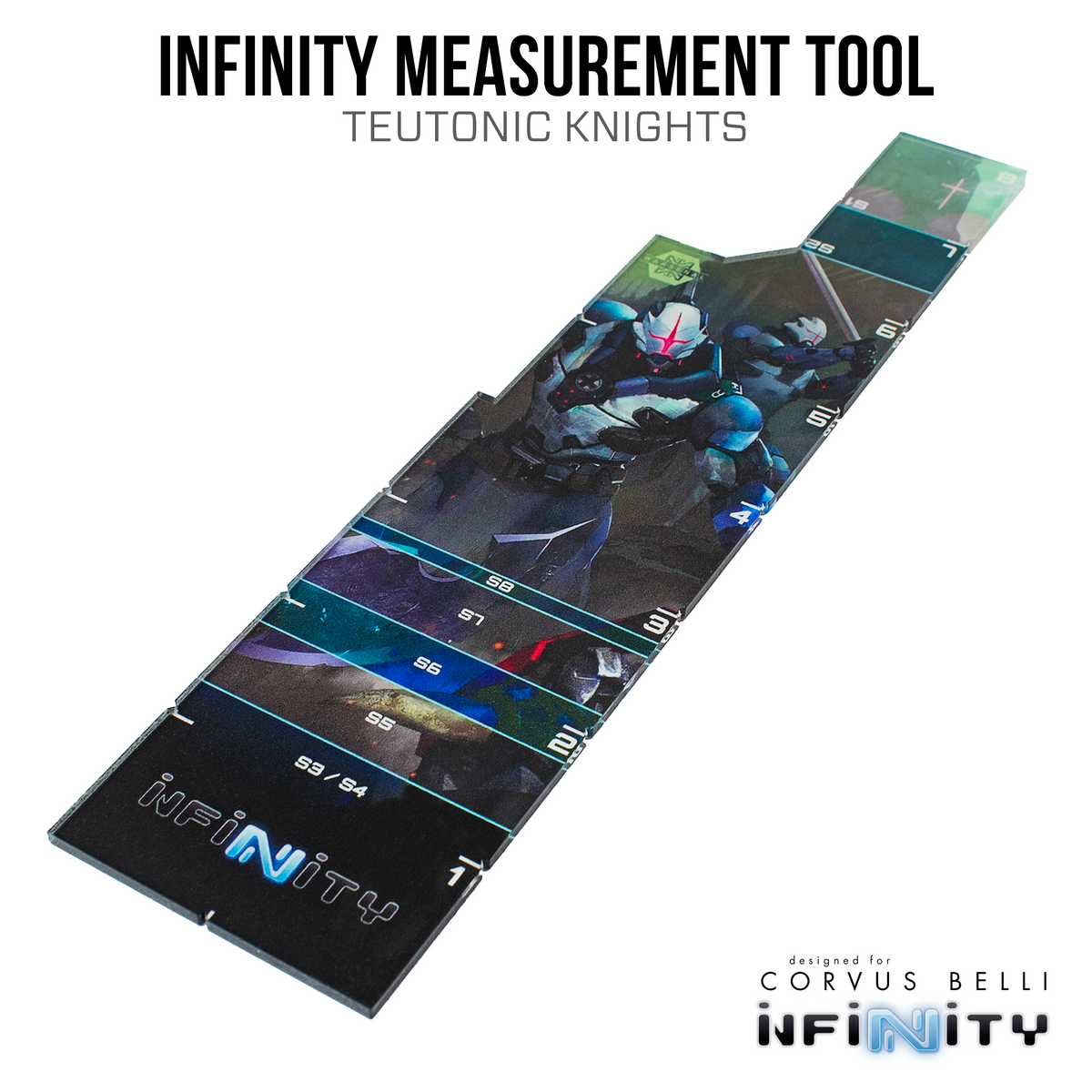 For Infinity Teutonic Knights Movement Tool - Color Printed - Warsenal