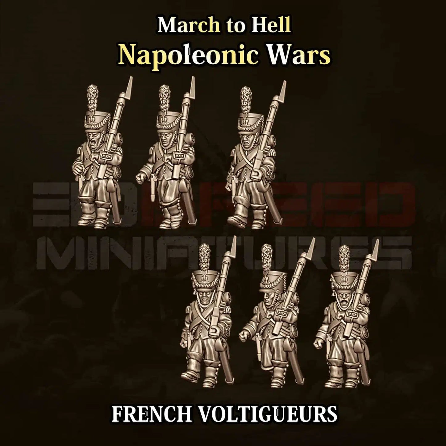 Napoleonic Wars FRENCH VOLTIGUEUR | 3DBreed 15mm Wargaming Miniatures