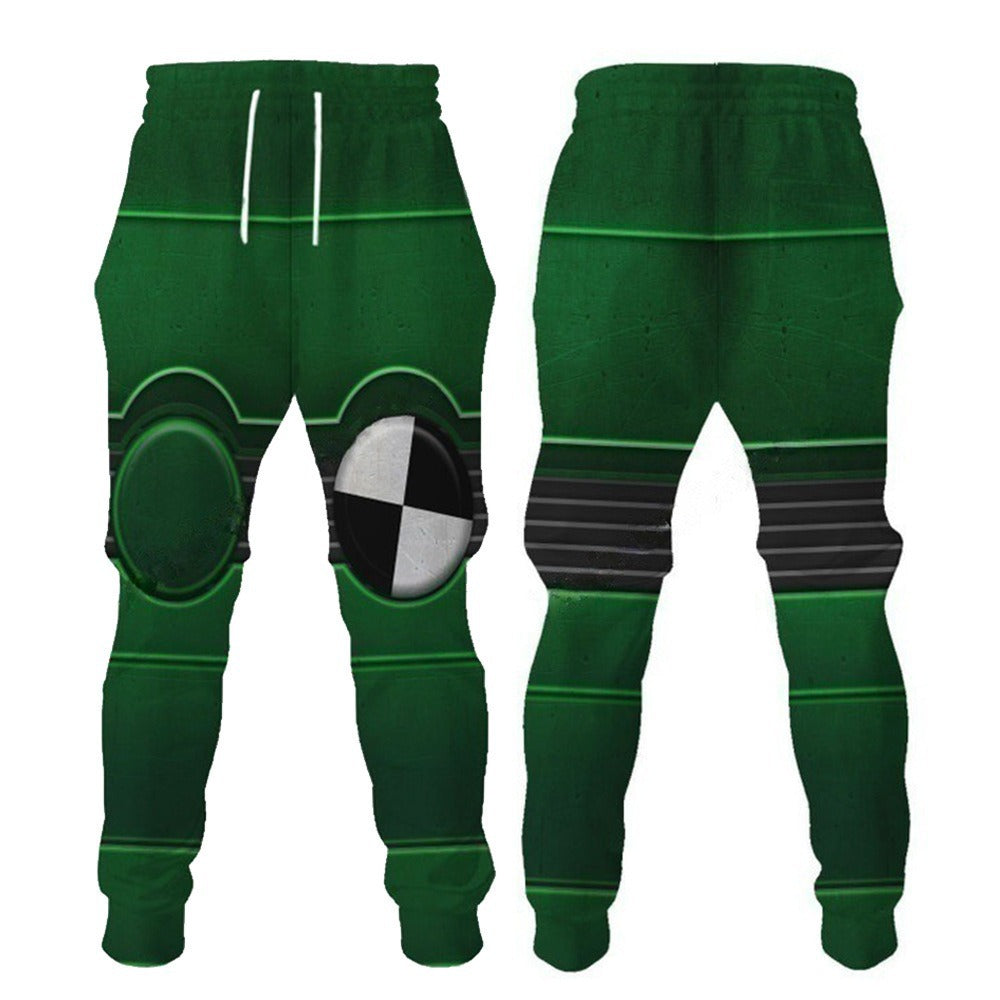 Gloomy Angels | Grimark Space Wars Digital Print Sweatsuits Hoodies Gloomy Angel - Green Trousers / XS