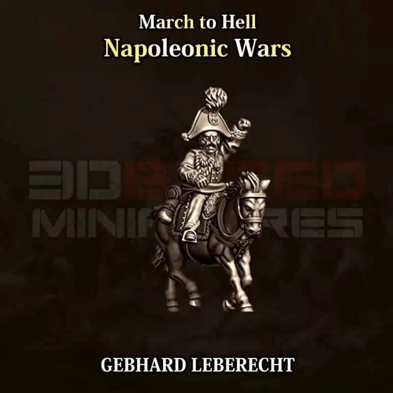 Napoleonic Wars PRUSSIA GEBHARD LEBERECHT | 3DBreed 15mm Wargaming Miniatures