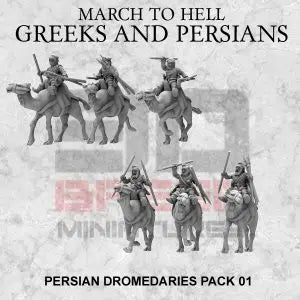 Persian Camel Riders | 3DBreed 15mm Wargaming Miniatures Role Playing Miniatures