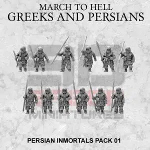 Persian Immortals | 3DBreed 15mm Wargaming Miniatures Role Playing Miniatures