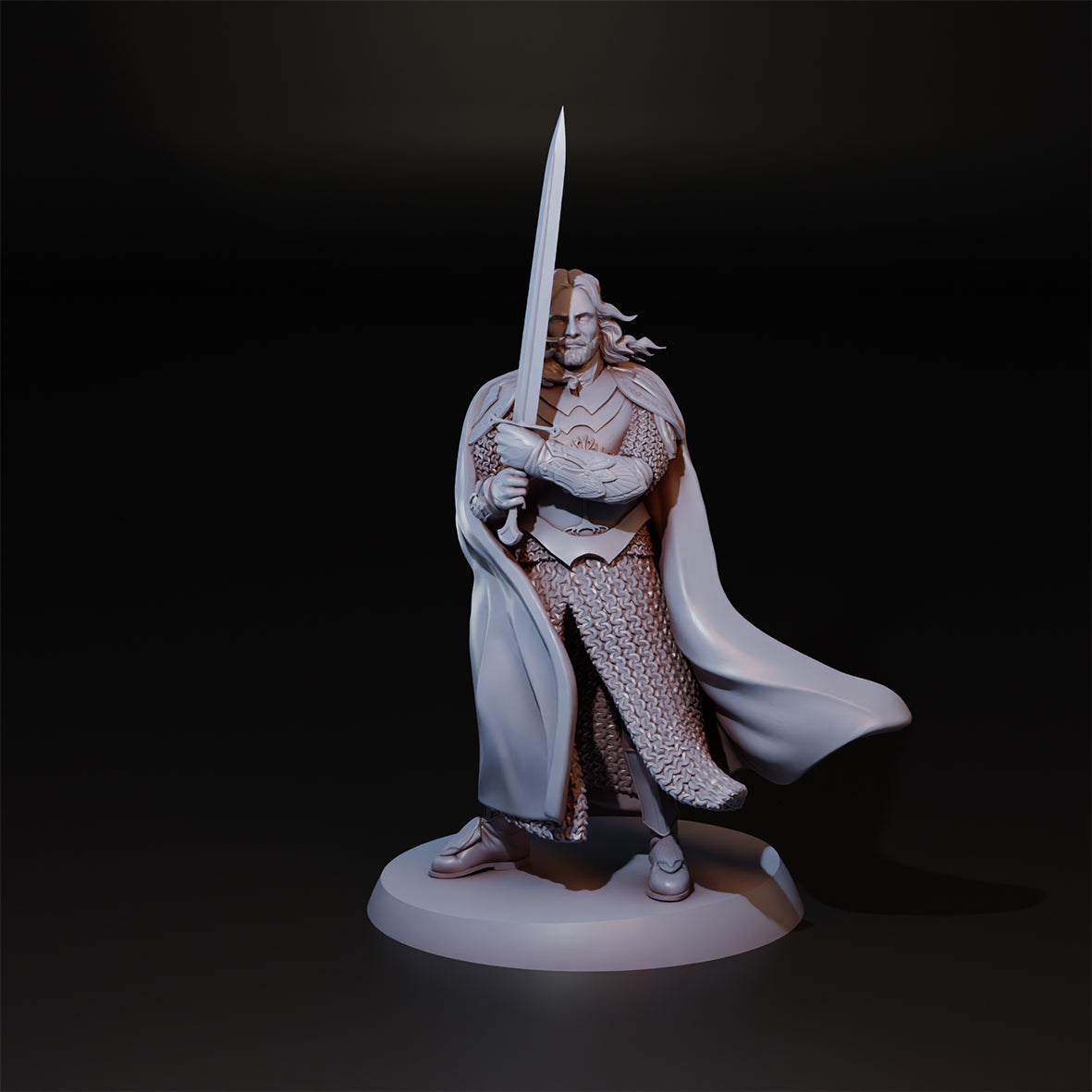 The King Foot and Mounted | Navarrete Studios 25mm Fantasy Wargaming Miniatures