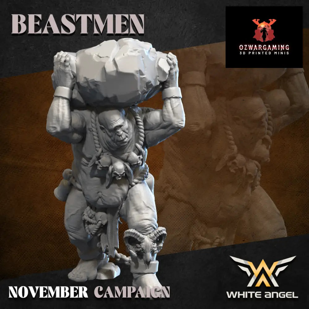 Beastmen Infernal Cyclops | White Angel 28/32mm Fantasy Wargaming Miniatures