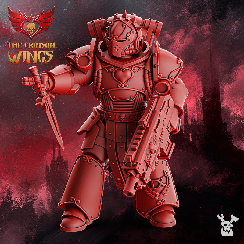 Crimson Wings Lt | DakkaDakka.store Grimdark Wargaming Miniatures Role Playing Miniatures